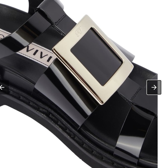 RV Black Chunky Sandals - Picture 9 of 10